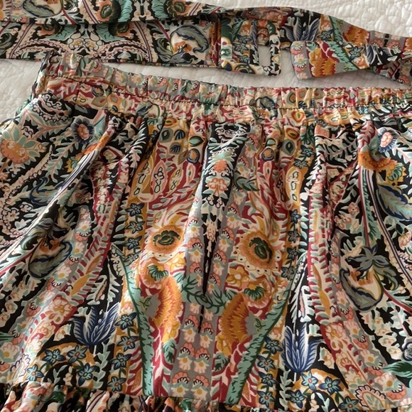 Molly Bracken maxi skirt with belt. Size M. Like new. - Picture 3 of 6